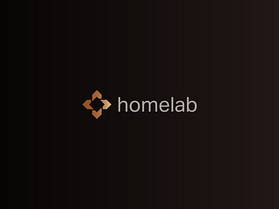 homelab - Logo Design Concept brand identity branding build chat concept construction creative design designer portfolio futuristic home house interior lab logo logo designer modern saas talk unique