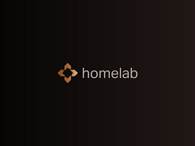 homelab - Logo Design Concept brand identity branding build chat concept construction creative design designer portfolio futuristic home house interior lab logo logo designer modern saas talk unique