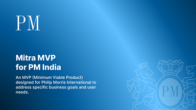 Mitra MVP - PM India case study cigarette figma mvp pmi ui ux