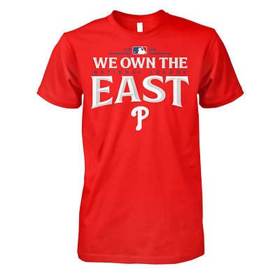 Phillies We Own The East Shirt design illustration