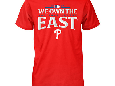 Phillies We Own The East Shirt design illustration