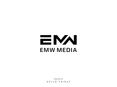 EMW Media Logo Animation Project 2d animation brand identity branding bumper design graphic design intro logo logo animation logos minimalist modern motion graphics outro stroke vector