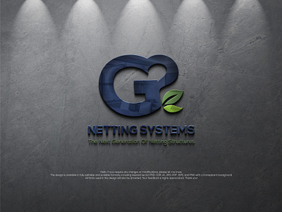 "G2" Netting Systems Logo Design (concept-01) creative logo