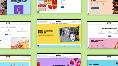 Bobo's website redesign animation design ecommerce ui ux web website