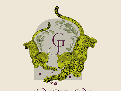 Jungle Gin (Logo) illustrator logo design