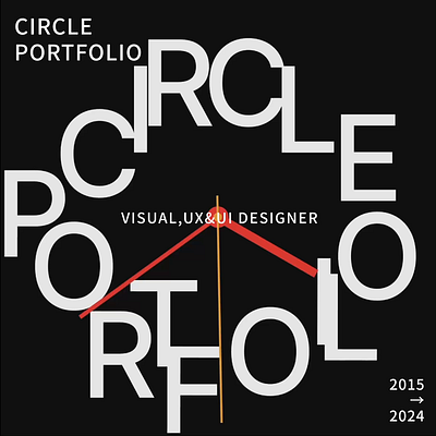 Circle Portfolio Cover cover motion graphics portfolio