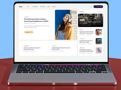 Puva - Online Blogging & Affiliate Product Reviews affiliate marketing amazon affiliates envytheme online blogging product review uidesign uxdesign