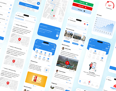 Nirapotta_ Fire Resistance and Disaster Management System branding disaster app