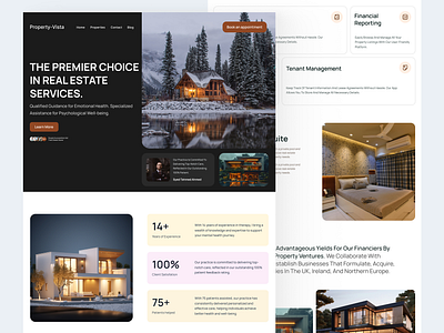 Real Estate Landing Page business figma figma modern design figmarealestate landing page mordern design properties realestate realestatebusiness service ui ux website