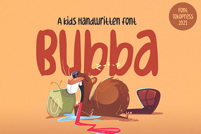 Bubba – Kids font branding cartoon font children font gaming kids movie font poster youtube