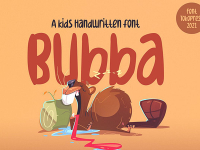 Bubba – Kids font branding cartoon font children font gaming kids movie font poster youtube