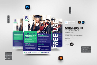 Scholarship Program Flyer Template aam360 aam3sixty concept design education consultancy brochure educational flyer template free flyer graduation higher education illustration scholarship program scholarship program flyer student visa image study abroad study abroad brochures study abroad flyer study abroad poster study abroad poster design