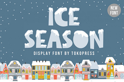 Ice Season – Kids font branding cartoon font children design display font font game gaming gaming font kids font movie font poster youtube