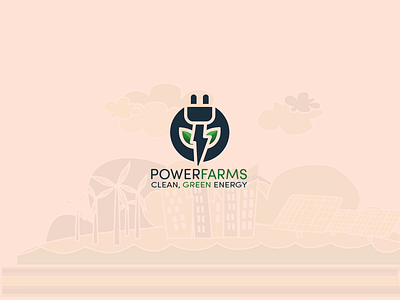 Power-Farms-Green-Energy 3d ai app art branding design discount logo pricing discount logos for sale discount pricing graphic design icon illustration logo logos minimalist typography ui vector