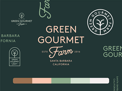 Green Gourment Branding and Packaging Design - Coffee Shop brand identity branding coffee coffee shop color palette design emblem graphic design icon illustration label logo logo design logo type logodesign logotype mark monogram packaging typography