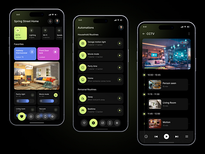 Smart Home Mobile App | UI/UX Design app design best mobile app control design home automation home control app home management home tech iot app mobile app mobile design smart device smart home smart home app smart living technology app top ui uiux web design website design