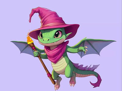 Dragon Mage Illustration and Animation Spine2D animation character creation concept art digital art game game art illustration spine2d