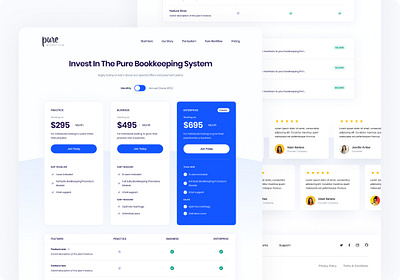 Pricing UI for SaaS company app clean design ui web website white