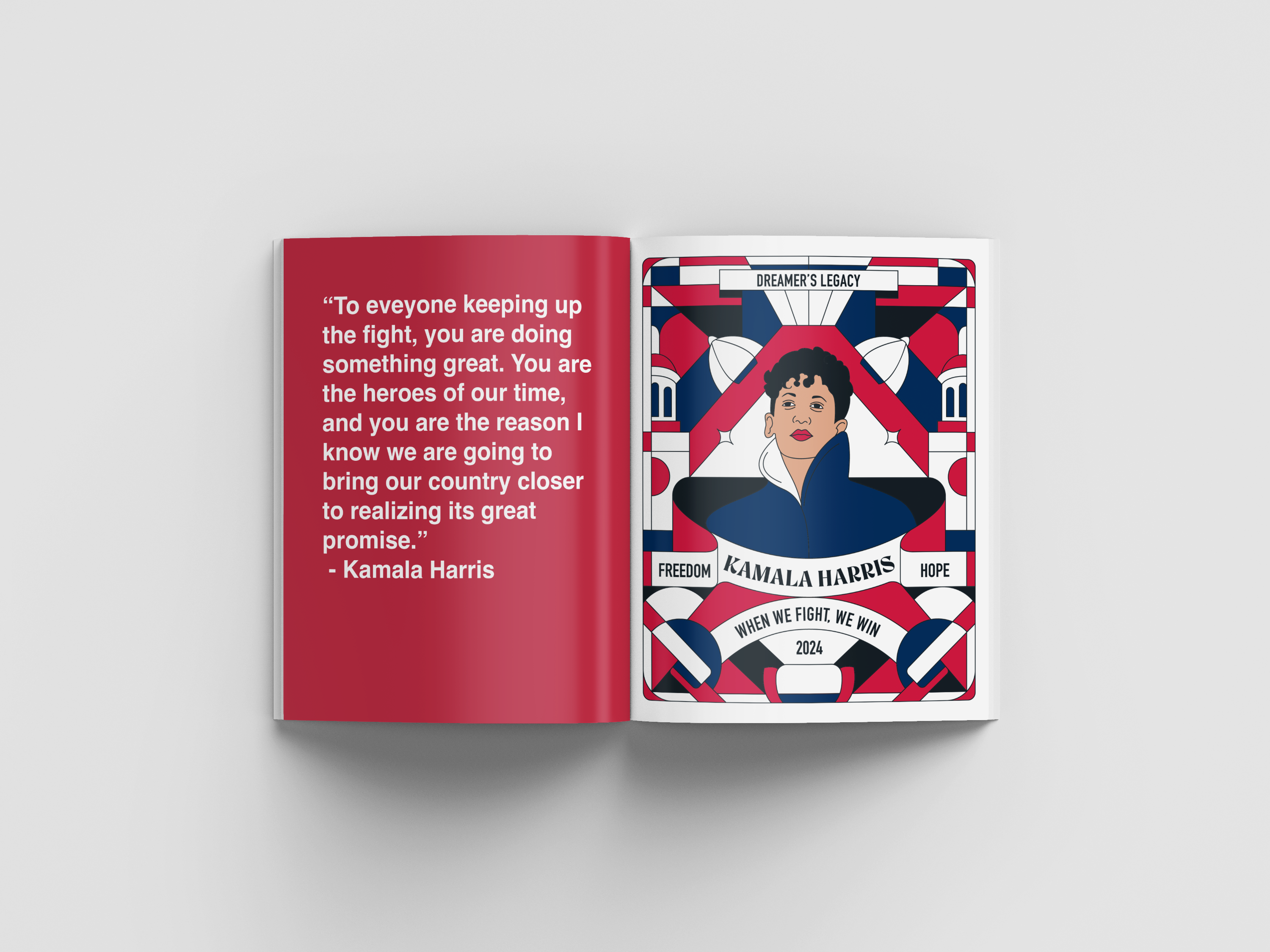 Example of Retro Portrait Poster Illustration