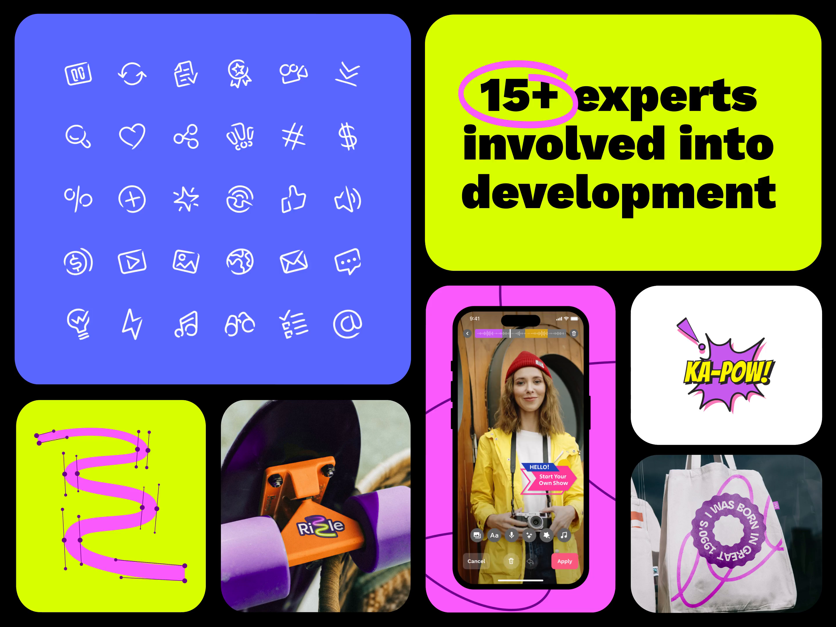 Example of Saa S Visual Brand Identity