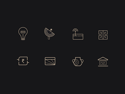 Finance Icons app design app icons design language finance fintech fintech app fintech icons iconography icons mobile app motifs product design product language