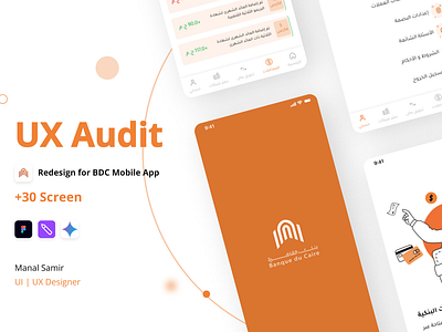 Redesign for BDC Mobil Bank APP (UX Audit | Fintech) figma fintech interaction desgin mobile app ui user research ux ux audit