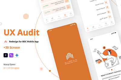 Redesign for BDC Mobil Bank APP (UX Audit | Fintech) figma fintech interaction desgin mobile app ui user research ux ux audit