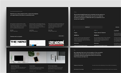 Dusk agency astro dark studio tailwindcss template theme