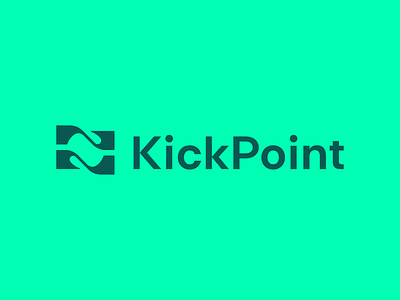 KickPoint 🎾 🇦🇹 ball branding flag identity illustration logo mark minimal soccer spgmarks sports sports logo symbol wave