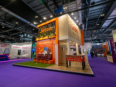 Jeton - ICE London 2024 Booth Design booth event print