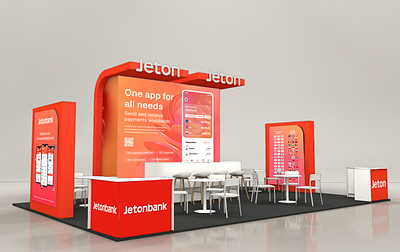 Jeton - IGB LIVE Amsterdam 2024 Booth Design booth event print