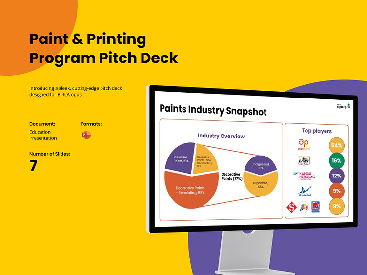 Paint & Printing Program Pitch Deck by Md Eftakhar Rahman Sany on Dribbble