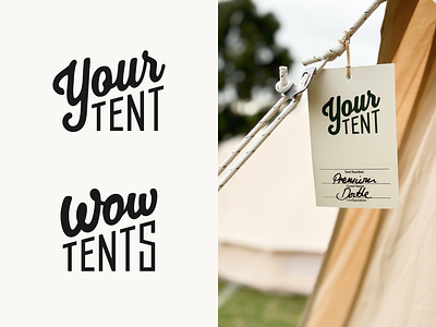 Your Tents branding design dribbble font graphic design icon label letters logo logotype paper rest tent tents