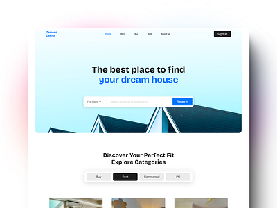 Real Estate Website Design apartment rent architecture building figma home page house landing page modern design product design property agency property management real estate real estate website ui ui ux web design website design