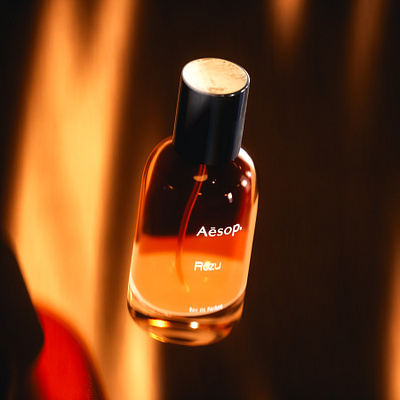 Aesop Rozu .3 3d 3d bottle 3d model 3d render aesop animation blender branding c4d cinema4d cosmetics logo luxury modeling octane perfume render visualization