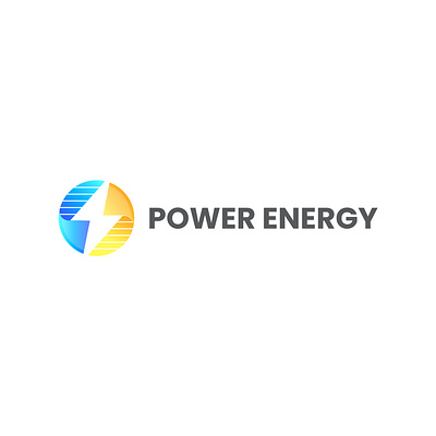 Power Energy Logo brand brand identity branding energy graphic design icon identity logo logo design power