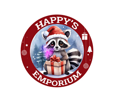 Happy HOLIDAY EMPORIUM 3d branding design graphic design illustration logo typography ui ux vector