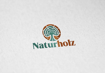 Naturholz graphic design logo natur tree wood