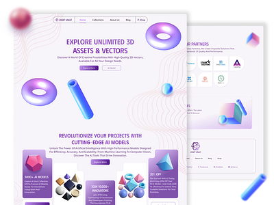 Asset Vault 💎 3d colorindesign colorpalette graphic design interactiveui modernui uiuxdesign userexperience vectorgraphics visualdesign webdesign