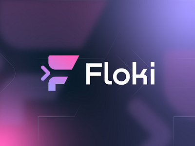 Floki - Logo Design Concept blockchain branding creative crypto currency decentralized defi digital marketing focus lab hola lab logo logo design logo designer market modern nfts startup token trading web3