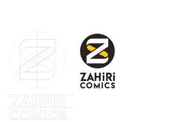 Zahiri Comics Logo branding graphic design logo