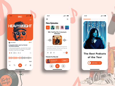 Music player inspired of soundcloud branding graphic design ui