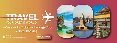 Travel Facebook Cover design bran branding design food design graphic design illustration logo logo design social media post social media post design