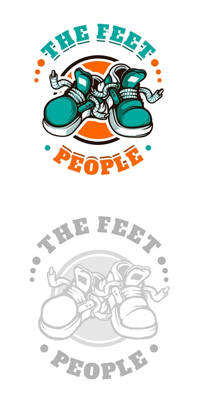 Design project - The feet people 3d animation branding business cartoon design graphic design illustration isolated logo motion graphics ui vector white