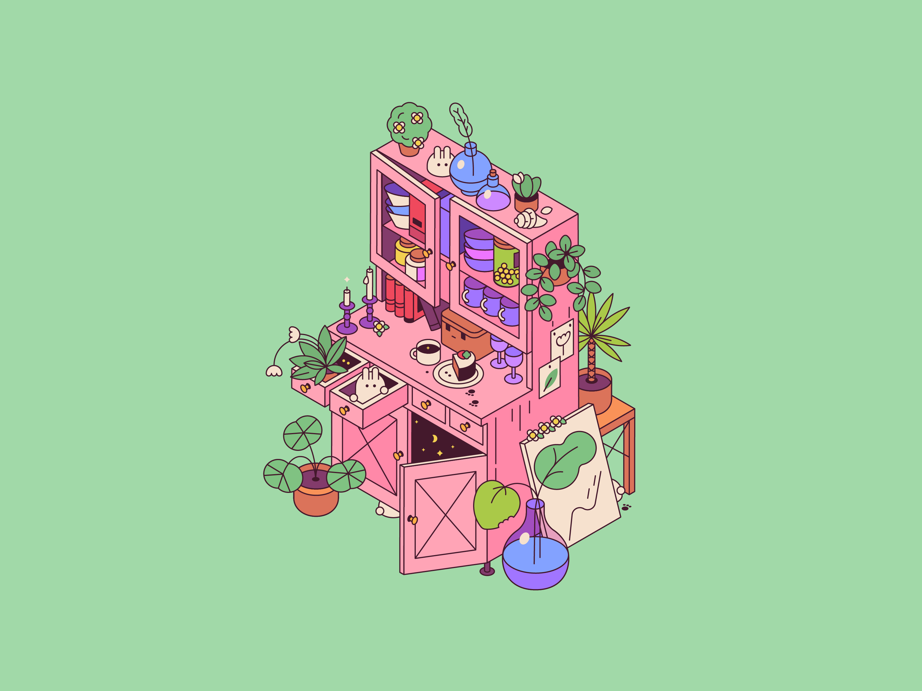 Example of Isometric Illistration