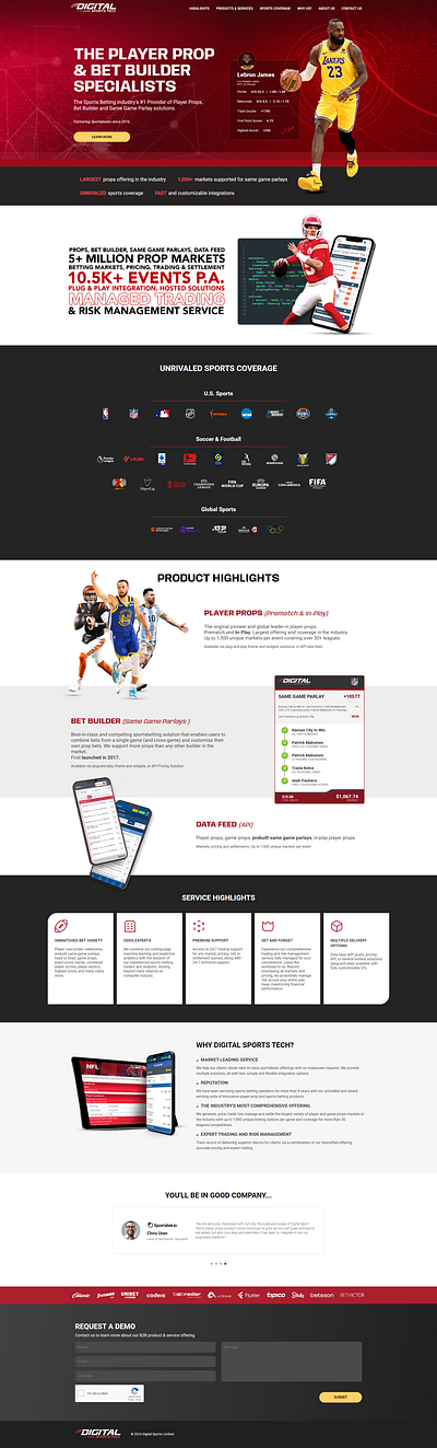 DIGITAL SPORTS TECH WEBSITE app betting app branding coding design development figma landing page marketing nodejs reactjs sports sports betting ui uiux ux web app web application webflow website