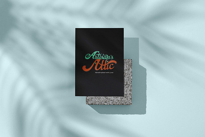 Artisan's Attic Logo - Available adobe illustrator art artisan logo artisans attic branding buy logo design drawing for sale graphic design illustration logo sell logo typography logo vector