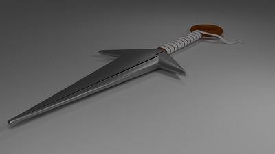 3D Minato Kunai 3d