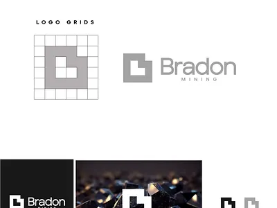 Logo design Bradon Mining branding designer graphic design logo logo design