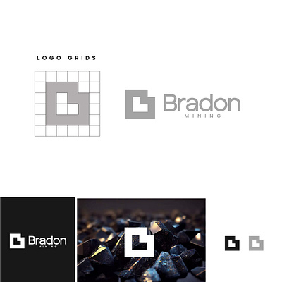 Logo design Bradon Mining branding designer graphic design logo logo design